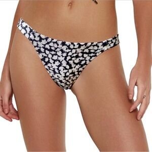 Vix Black and White Floral Bikini Bottom